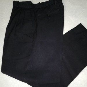 HUNTINGTON HORN Designed by J. Riggings  Navy Pleated /Cuffed  32X32 Dress Pants
